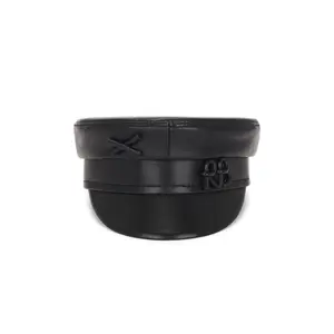 Ruslan Baginskiy Baker Boy Cap in Black