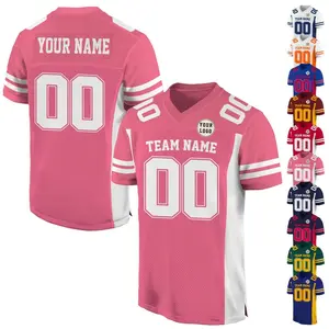 Personalized Team Name And Number Football Jersey Shirt l, Custom Football Team Jersey Prints in Many Colors & Sizes