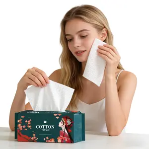 Disposable Face Towels,Face Towels Ultra Soft, Thick & Gentle Washcloths, Disposable Facial Towels for Sensitive Skin, Makeup Remover Dry Wipes, Lint-Free Towelettes for Cleansing