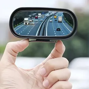 360° Rotatable Wide-Angle Car Mirror, Universal Fit Blind Spot Reduction Car Mirror, Rearview Mirror for Safer Parking and Driving, Car Accessories