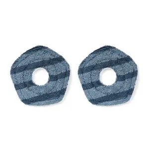2 Washable Vacuum Mop Cloths, Compatible with eufy X10 Pro Omni and eufy X9 Pro Robot Vacuums, Washable and Reusable Soft Mopping Pad, Parts, Accessories