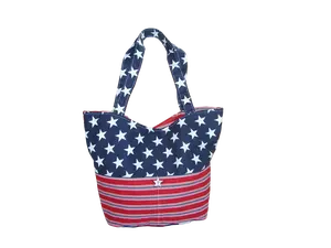 Red White And Blue Flag Tote Bag Purse