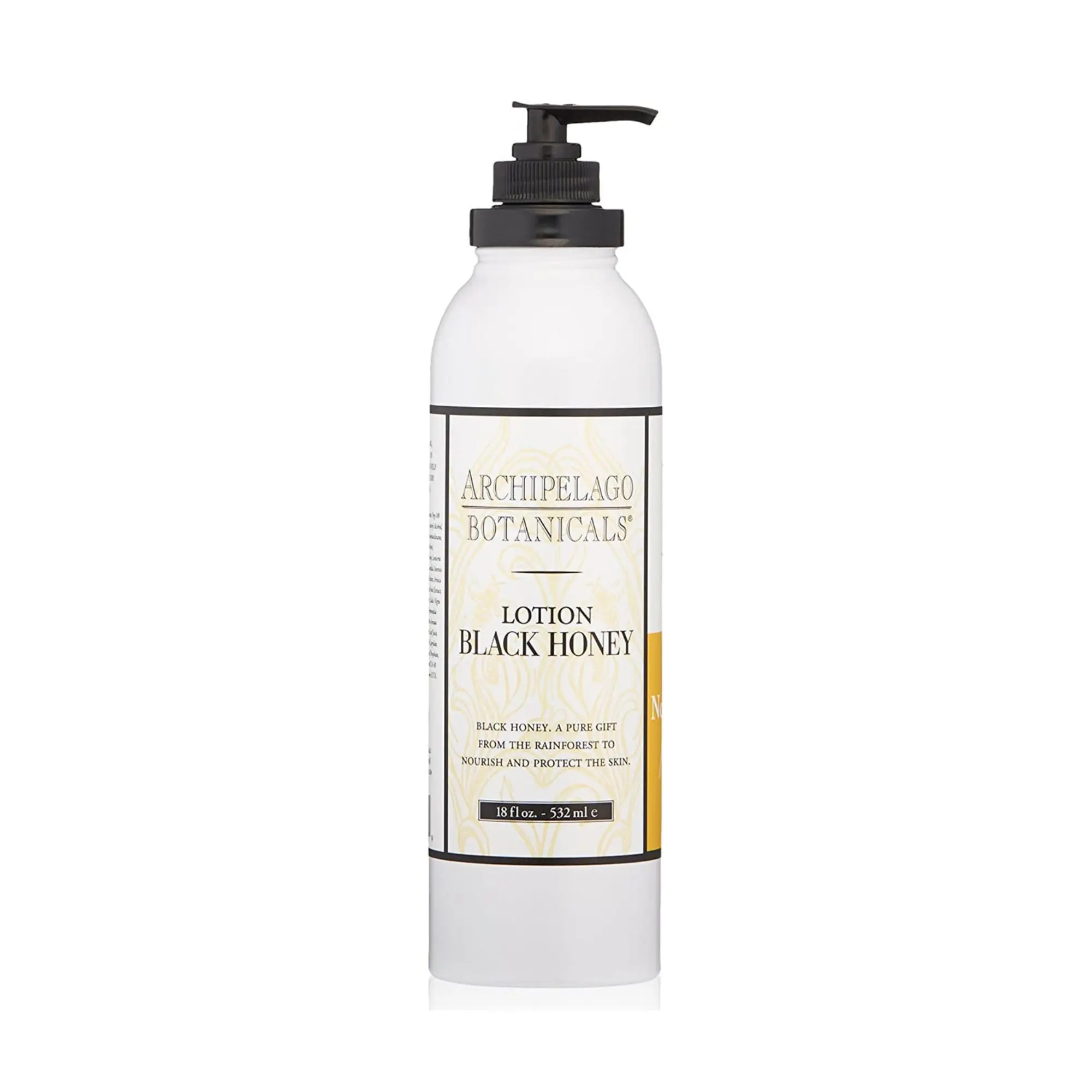 Archipelago Botanicals Black Honey Body Lotion, Smooth Daily Moisturizer with Jojoba, Tropical Flora & Citrus Blend, 18oz, Body Care, Fragrance, Hydrating