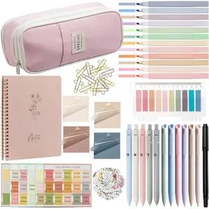 Bible Study Supplies Set, 1 Set Bible Study Supplies Set Including Highlighter & Storage Bag & Pen, School Supplies for Women & Students