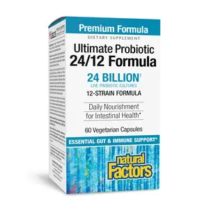 Natural Factors Ultimate Probiotic 24/12 Formula - 60 Capsules