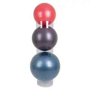 212 MAIN Group 35951 Ball Stacker - Clear, 3-Piece Ball Storage for Balance Training, Sports & Outdoor Fitness, Set Of Three