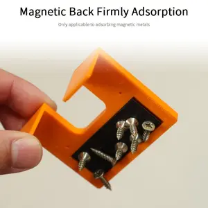 4-Piece Magnetic Quick Hinge Mounting Plate Set — Adjustment-Free Hinge Hole Positioning Tool — Ideal for DIY and Professional Cabinet Door Installation