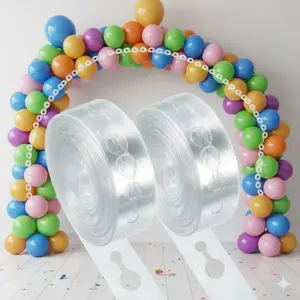 DIY Balloon Arch Kit for Wedding & Birthday Decor: Complete Set with Stand, Chain Links, Creative Backdrop Materials & Balloon Garland Frame. Essential Balloon Garland Supplies for Party Decorations.