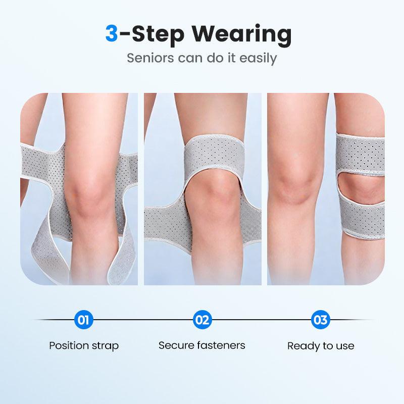 Adjustable Knee Protection Booster for Sport Premium Support Multipurpose Design Breathable Fabric Durable Construction Sizes M L XL Spring Support 360° Protection Non-Slip Secure