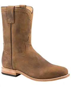 Stetson Men's Men'S Puncher Oiled Vamp Western  Boot Round Toe - 12-020-7605-3838 Br