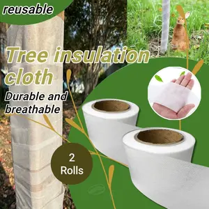 Reusable Winter Tree Trunk Insulation Cloth, Polypropylene Breathable Fabric, Tree Bark Protection and Warmth, Garden Tree Care
