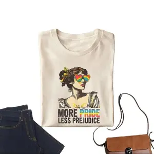 More Pride Less Prejudice Shirt, LGBTQ TShirt, Proud Ally Shirt, Pride Month Tee, Full Colors, Full Sizes, For Men, For Women