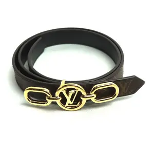 Pre-owned Louis Vuitton Canvas Small Leather Goods LV Circle Prime Monogram Belt