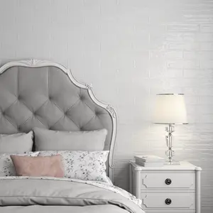 Chanelle Star White 3x12 Glossy Ceramic Tile