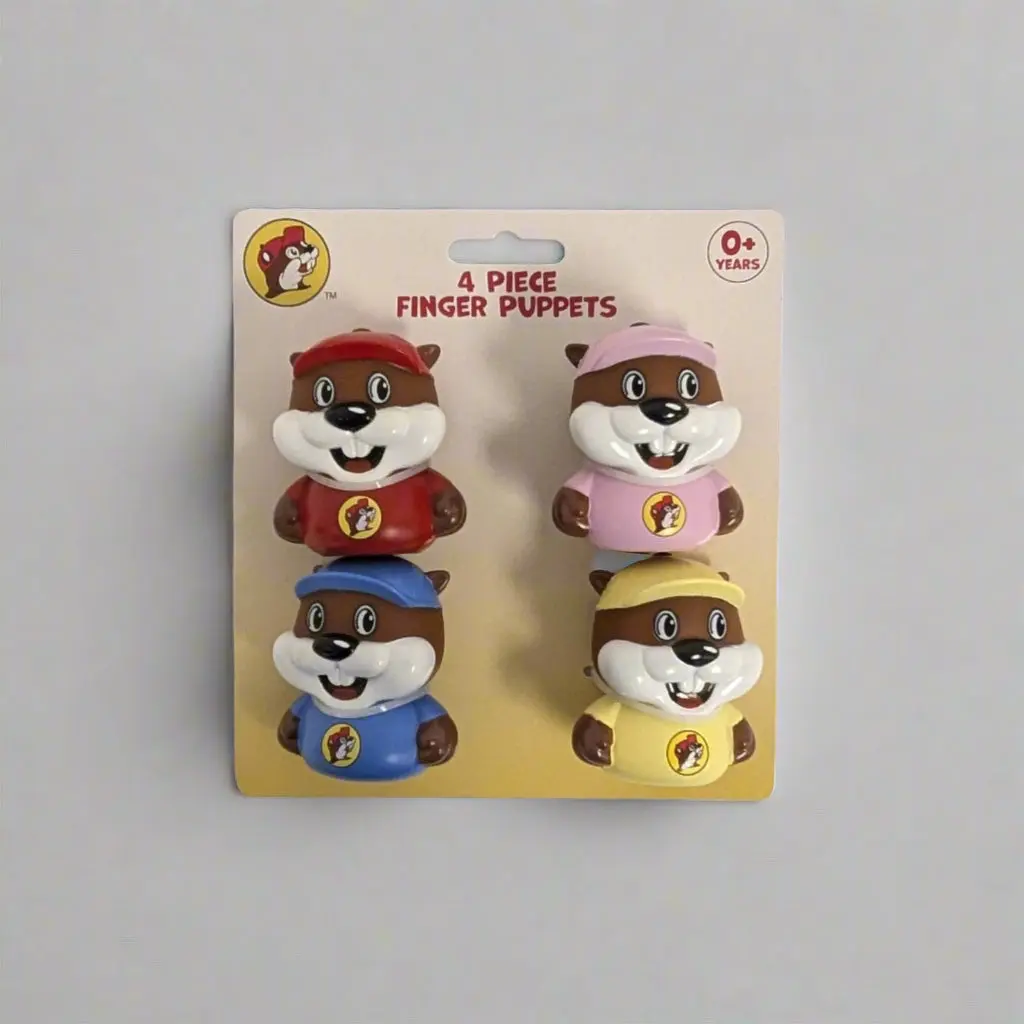 Buc-ee's 4 Piece Finger Puppets Buc-ee's 4 Piece Finger Puppets