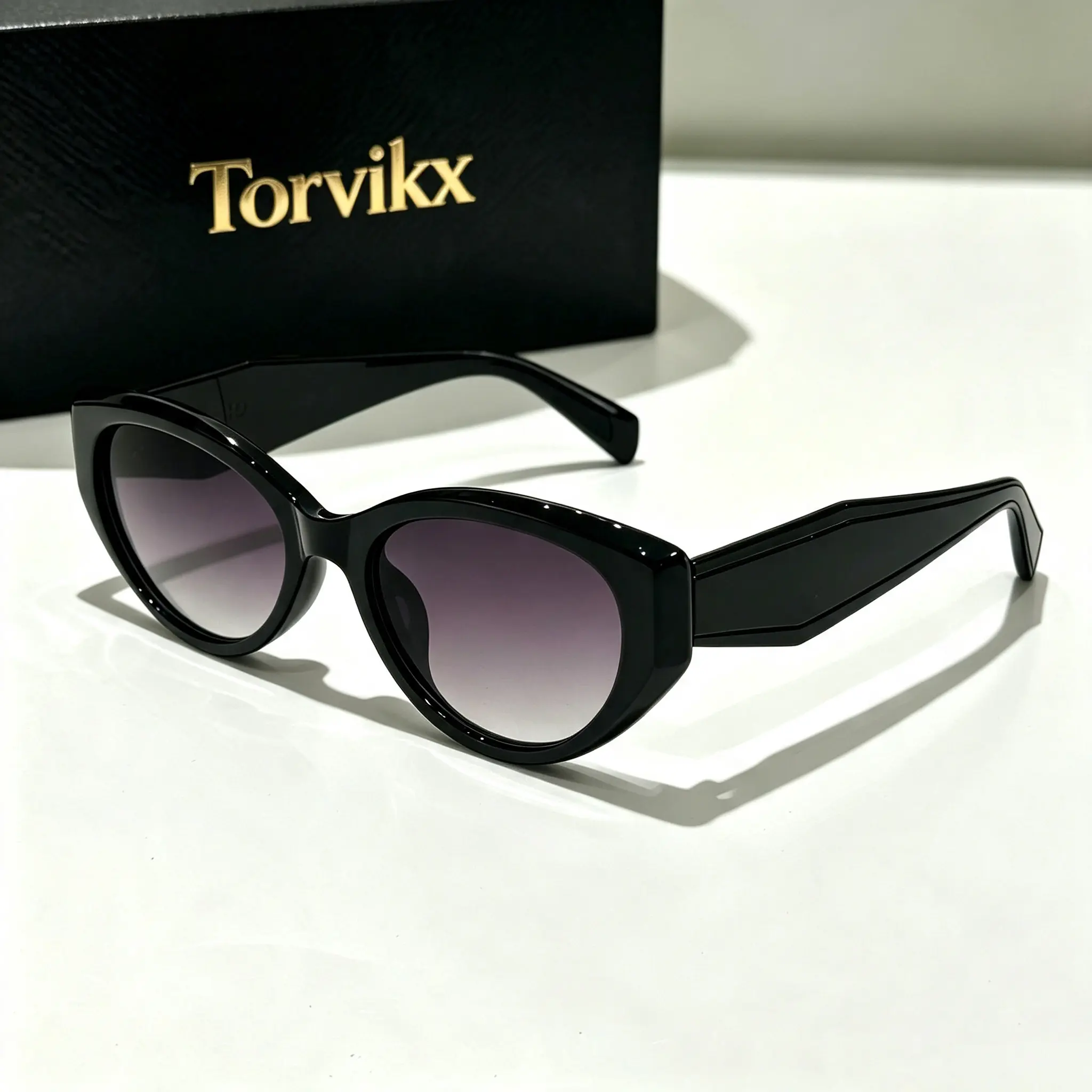 Vintage Trendy Oval Cat Eye Sunglasses for Women Men Fashion Bold Cateye Sun Glasses with UV400 Protection Great Gift for Summer Outdoor