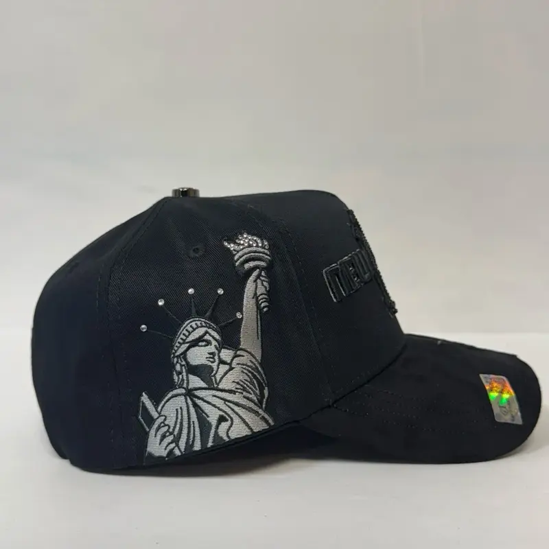 Premium quality hats all black Caps’fans