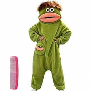 Funny Monster Wearable Blanket Hoodie, Oversized Pajamas Onesie for Men and Women, Super Soft Warm Cozy Loungewear Pullover, Perfect for Home Party & Halloween Costume, One Size Fits All
