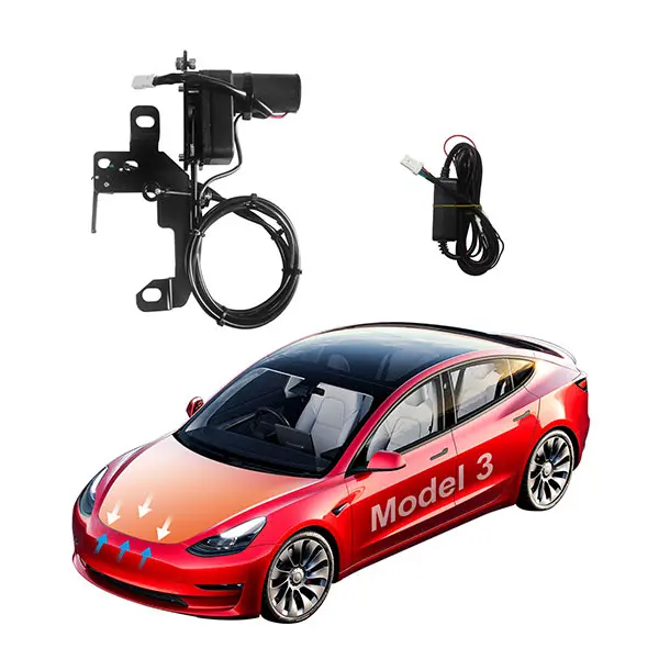 Electric Power Frunk Soft Closing Suction Lock Automatic Front Trunk Closer Auto Damper Fit Tesla Model 3 2021 2022 2023 2024 2025 2026
