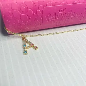 Bible Chain Bookmark with Initial Charm