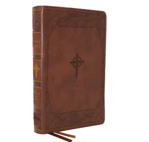 NABRE, New American Bible, Revised Edition, Catholic Bible, Large Print Edition, Leathersoft, Brown, Comfort Print: Holy Bible Imitation Leather – Large Print, October 6, 2020