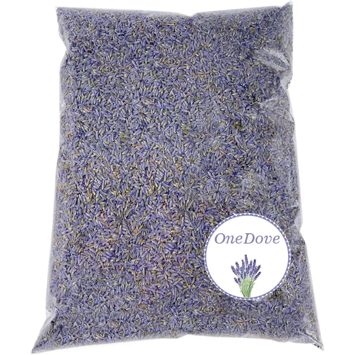 OneDove 2 Pounds Lavender Buds Dried Flowers,100% Natural Dried Lavender Buds, Ultra Blue Grade (2 Pounds)