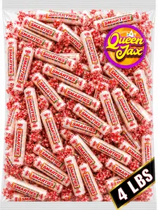 Classic Smarties-4 LB Bag-Tart Candy Rolls Bulk Bag of Assorted Fruity Candy Tabs Individually Wrapped Smarties Party Favor & Pinata Candy