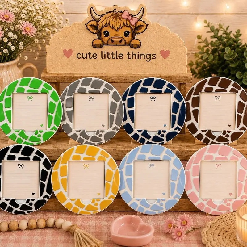 Cute Notepad, Multi-Color Customizable Option for Home & Office Workers, Size-Selectable Office Stationery Desk Accessory, Message me your color of choice or if no color is requested, you’ll receive a fun surprise color!