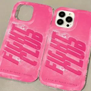 Fight Club Movie Phone Case for iPhone 17 16e 16 15 14 13 12 11 Pro Max Mini Air XR XS X 7 8 Plus, Shockproof Soft Tpu Back Cover