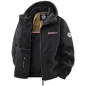 Men's Sport Hoodie Sweatshirt, Graphene Insulation Technology, Fleece Jacket, Fall & Winter Outdoor Sports, Skiing Warm Coat