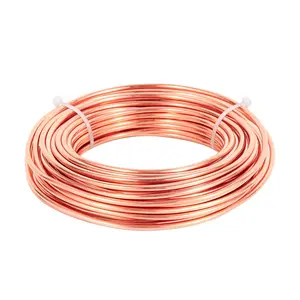 4 Gauge 33 FT 99.9% Pure Soft Copper Wire for Electroculture Gardening, Jewelry Making, Beading, Science Projects, DIY Artwork, 1 Roll