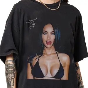 Meg2n Fox S1 T-Shirt, Gift For Women and Men Graphic Unisex T-Shirt J6A Full Colors, Full Sizes, For Men, For Women