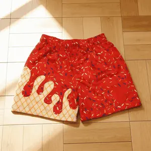 New Halloween Graffiti Shorts Men Women Breathable Comfortable Sports Shorts American Retro Basketball Shorts Streetwear Summer Casual Athletic Shorts