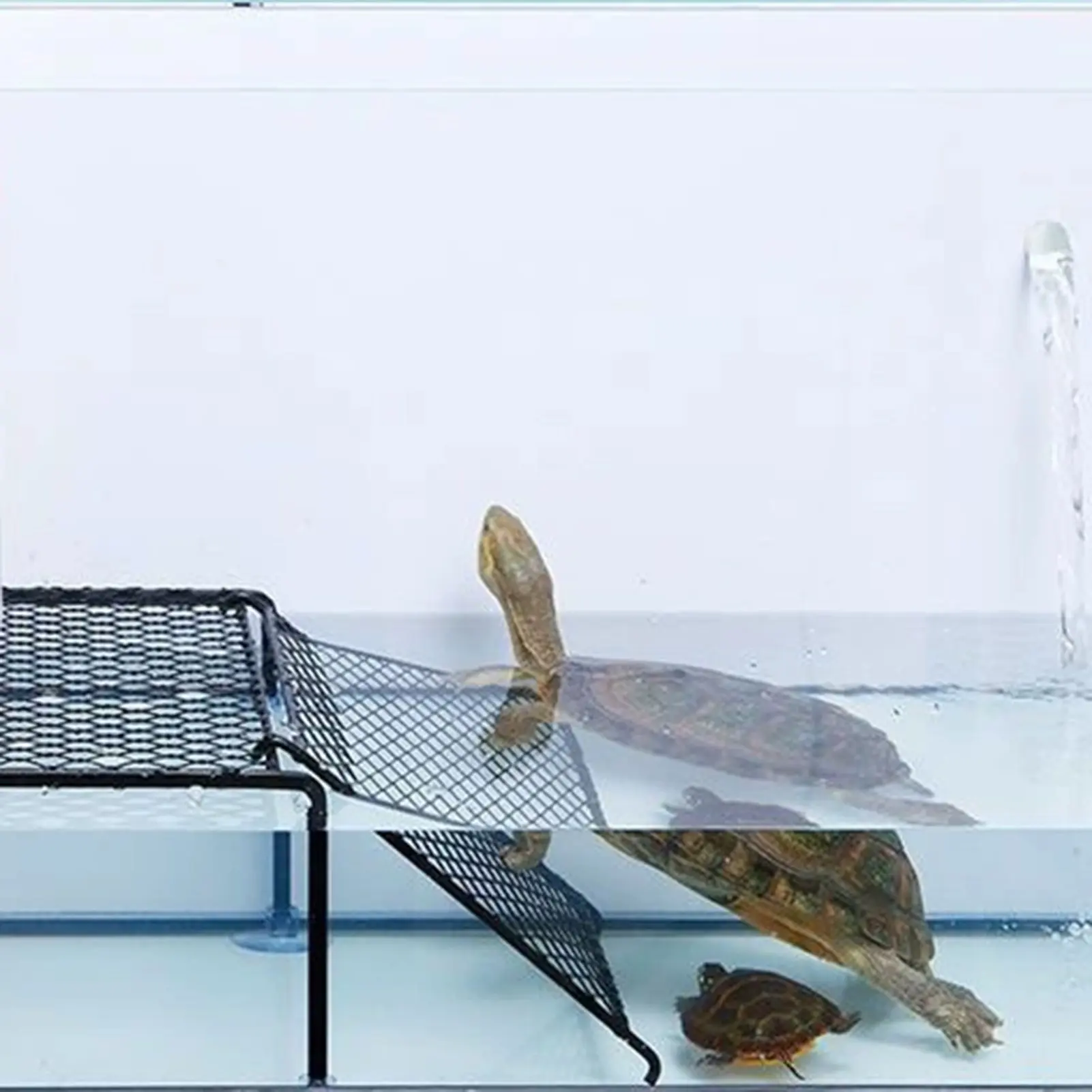 Water Turtle Sunbathing Platform Floating Island Ladder Turtle Resting Platform, Ideal for Aquatic Habitat and Aquatic Environments, Enhances Comfort & Safety