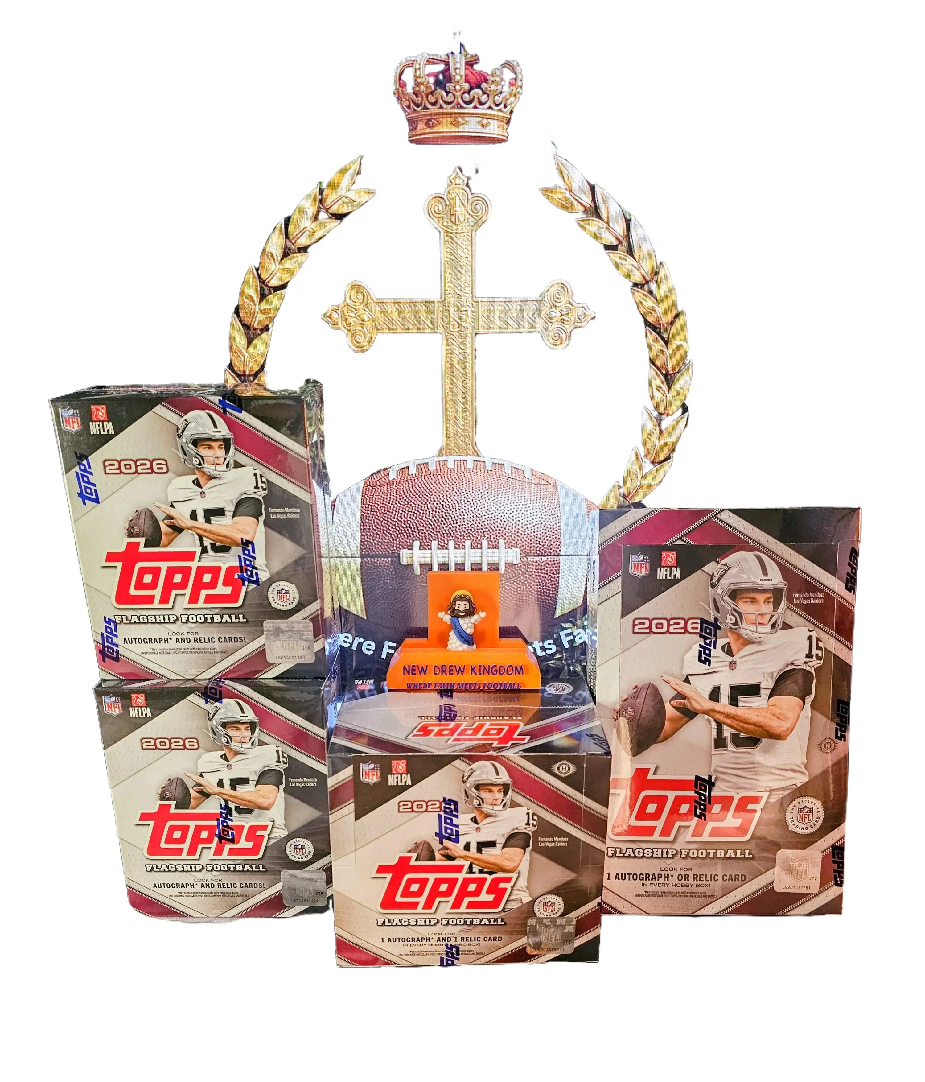 PYT #034 2026 NFL TOPPS FLAGSHIP - Assorted Box Bundle (1x Jumbo, 1x Hobby, 2x Mega) Sports Trading Card Break  (Trading Card Only)