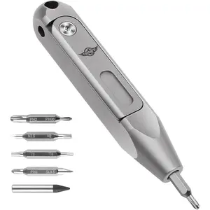 Otacle D1 Titanium Small EDC Multi Bit Pocket , 9 in 1 Mini Precision  Set, S2 Steel  Bits for Work or Daily Use