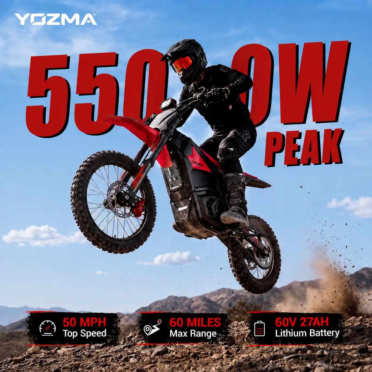 In 10 Pro Ebike for Teens & Adults e Bike Off Road(Battery & Bike Ship Separately)