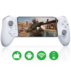 Phone  Controller Android, Mobile Gaming Controller for  16/15 Stream Pc//Ps5  on Mobile Phone, Dual Hall Linear Trigger, Stretch Panel Straight, Through  Capability