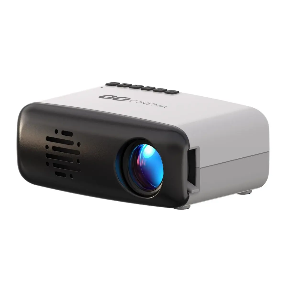 Tzumi Go LED Home Cinema Projector - HD 1080p, High-Quality Lens, Wireless Connectivity, Remote Control, Home Use
