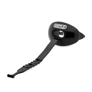 Oxygen Lip Protector Mouthguard with Connected Strap – Football and Sports Mouth Guard – Maximum Oxygen Supply – Mouthpiece Fits With or Without Braces – Impact Shield Covers Lips and Teeth, Black, One Size