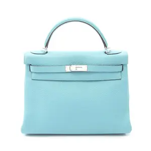 Pre-owned HERMÈS Calfskin Shoulder Bags Hermes Kelly32 Handbag