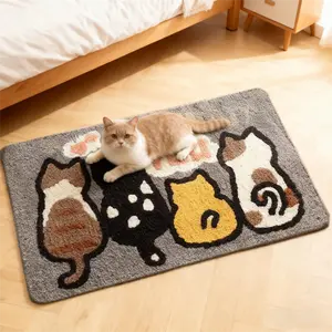 【Limited Time BOGOF】2pcs Bath Mat Cute Bathroom Rugs for Bedroom, Soft Washable Rug Non Slip Kitchen Bath Mats for Bathroom Kawaii Dessert