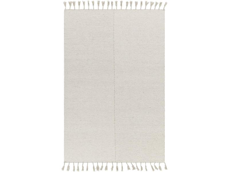 Livabliss VVI2300-23 Vivian Handmade Hand-Woven Rectangle Wool Natural Fiber Flat Weave Elegant Rug, 2x3 ft Natural Look Indoor Household Textile, Living Room Rugs