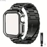 2026NEWMetal Watch Strap + Shockproof Protective Case, Smart Watch Accessories ForWatch Series 11 10 Ultra3 Ultra SE3 SE 9 8 7 6 5 4 Chain Watch Strap For iWatch 49mm 45mm 44mm 42mm 41mm 40mm 38mm Smart Watch Straps + Case Combo