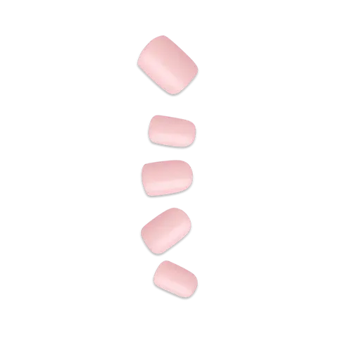 Impress Color No Glue Fake Press On Nails - Pick Me Pink | Solid, Pink, Short, Squoval, Manicure