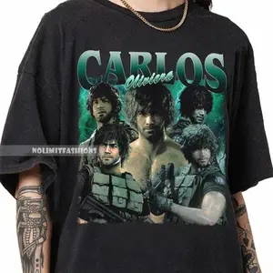 Limited Carlos Oliviera Vintage T-Shirt, Retro Gaming Character Tee, Survival Horror Fan Gift