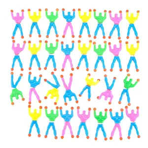 72 Pieces of Window Crawler Men, Sticky Wall Climbing Rolling Men Novelty Stretchy Sticky Toys for Kids Party Favours