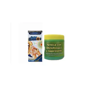 Contra Reumas Antioxidant 100 capsule Antioxidant with  Arnica Pomada Combo Set