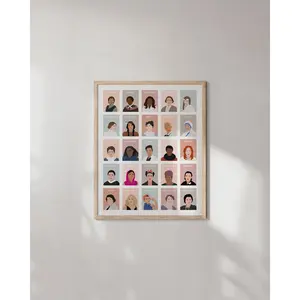 Women in History Poster - Artistic Wall Decor Print for Room Aesthetic and Vibe