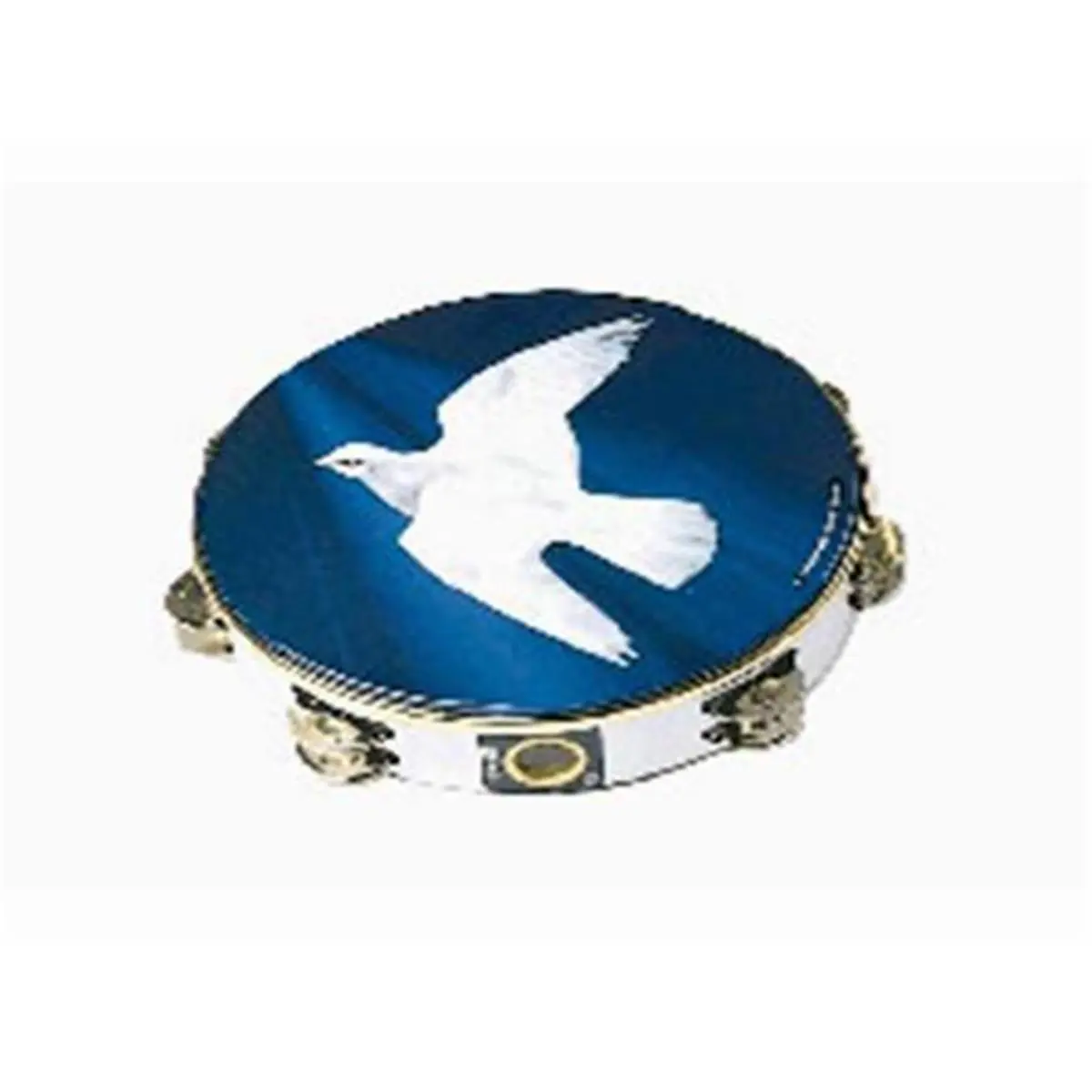 Rhythm Band Instruments  6 in. Dove Tambourine, 6 Pair Jingle, Percussion Instrument, Musical Instrument, Jingle Pairs